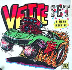 chevy corvette vintage t-shirt iron-on